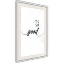 Poster - So Good  - wit passepartout