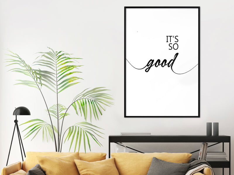 Poster - So Good  - zwart