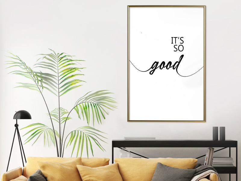 Poster - So Good  - goud