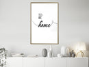 Poster - To Be Home  - goud