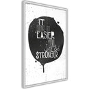 Poster - It Doesn't Get Easier  - wit