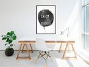 Poster - It Doesn't Get Easier  - zwart
