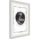 Poster - Life  - wit passepartout