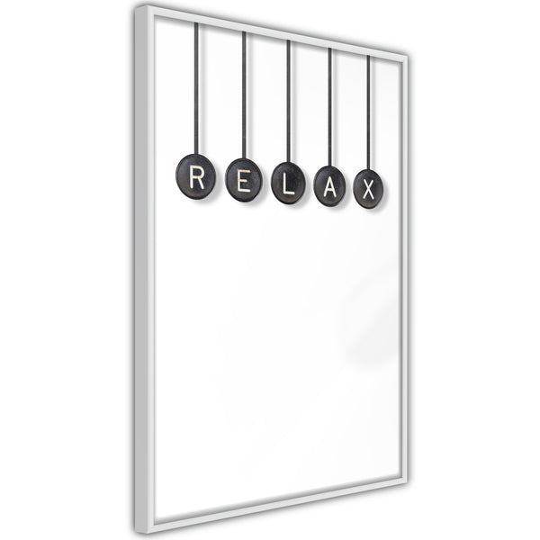 Poster - Relax  - wit