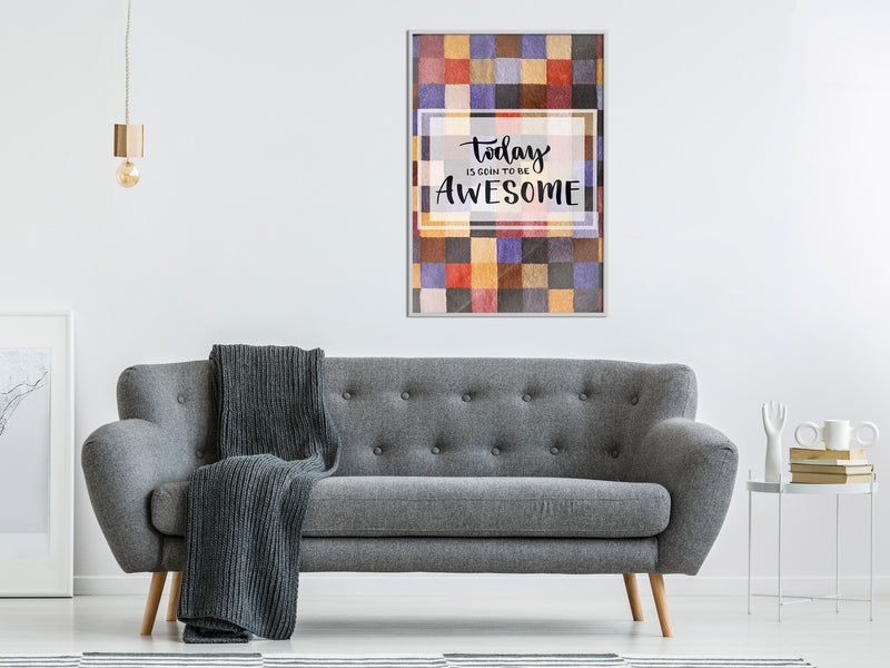 Poster - Today II  - wit