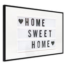 Poster - There is No Place Like Home  - zwart