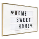 Poster - There is No Place Like Home  - goud