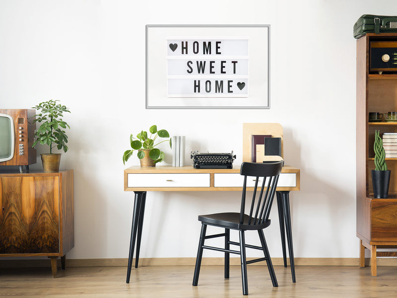 Poster - There is No Place Like Home  - wit