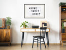 Poster - There is No Place Like Home  - zwart passepartout