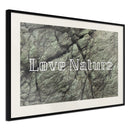 Poster - Nature  - zwart passepartout