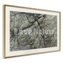 Poster - Nature  - goud passepartout