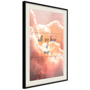 Poster - Present  - zwart passepartout