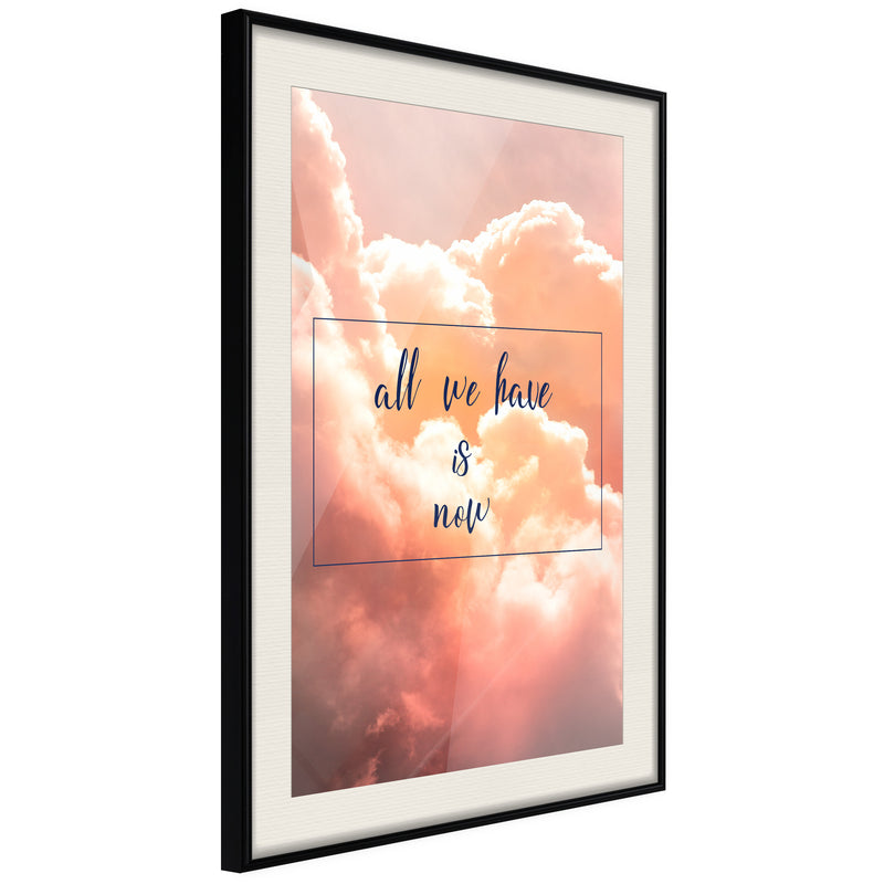 Poster - Present  - zwart passepartout