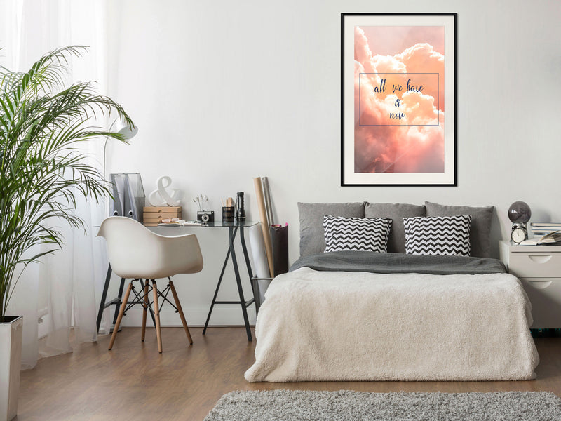Poster - Present  - zwart passepartout