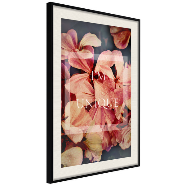 Poster - Believe It  - zwart passepartout
