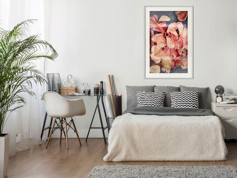 Poster - Believe It  - wit passepartout