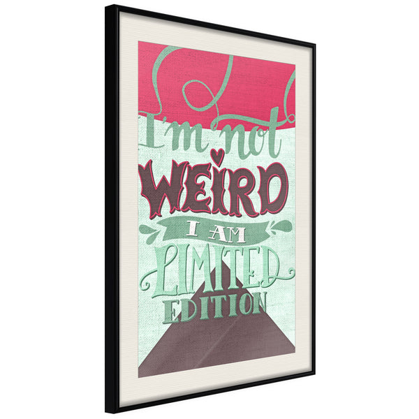 Poster - Limited Edition  - zwart passepartout
