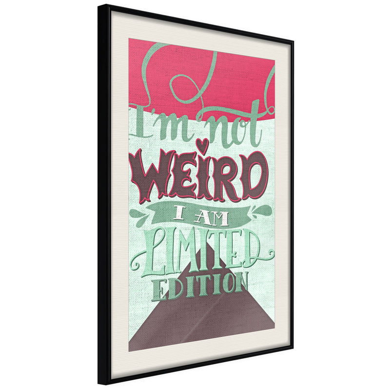 Poster - Limited Edition  - zwart passepartout