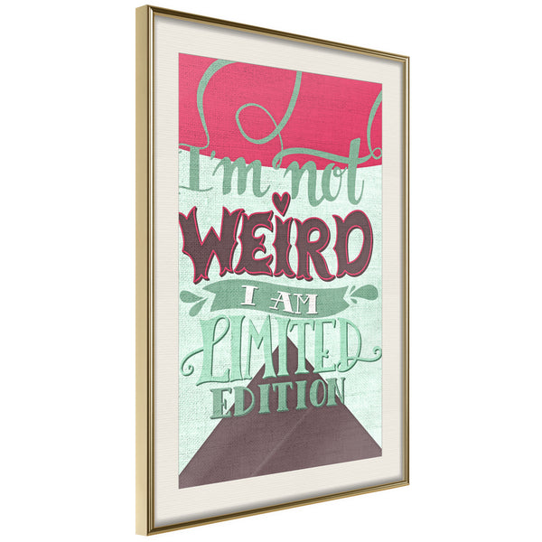 Poster - Limited Edition  - goud passepartout