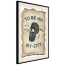 Poster - Hipster  - zwart passepartout
