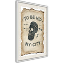 Poster - Hipster  - wit passepartout
