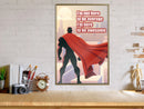 Poster - Be Your Own Superhero  - goud
