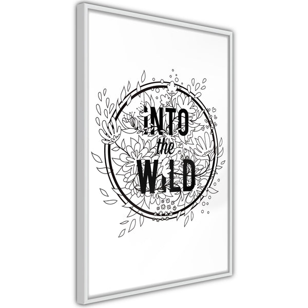 Poster - Connect with Nature  - wit