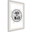 Poster - Connect with Nature  - wit passepartout