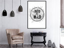 Poster - Connect with Nature  - zwart