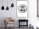 Poster - Connect with Nature  - goud