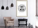 Poster - Connect with Nature  - goud passepartout