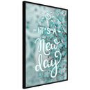 Poster - New Day  - zwart
