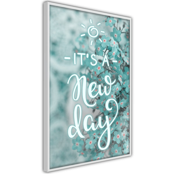 Poster - New Day  - wit