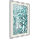 Poster - New Day  - wit passepartout