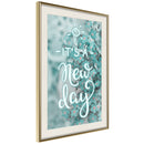 Poster - New Day  - goud passepartout