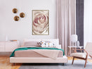 Poster - Rose with a Message   - goud