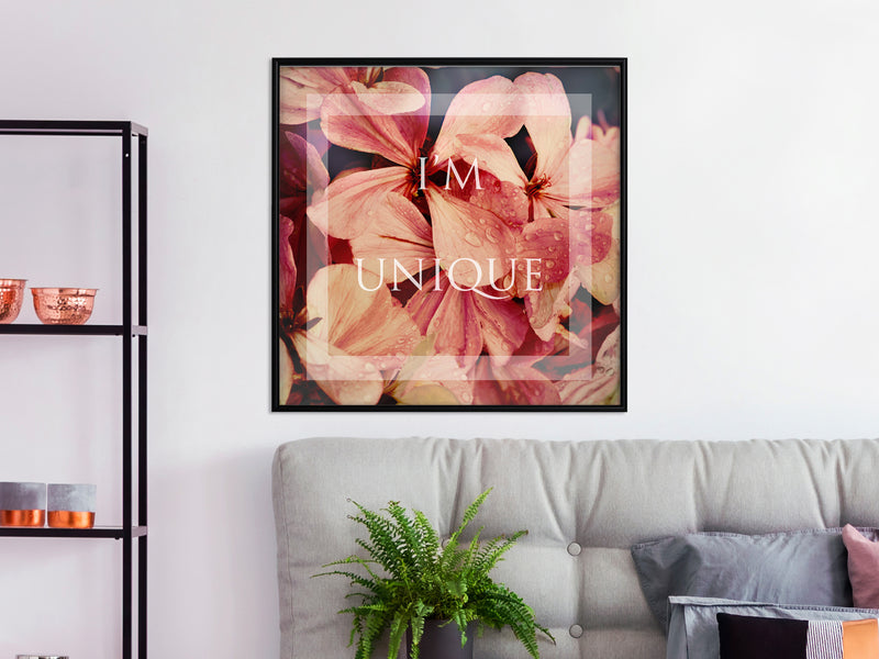 Poster - Believe It (Square)  - zwart