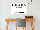 Poster - Prada (White)  - wit