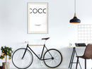 Poster - I Am Fashion  - wit passepartout