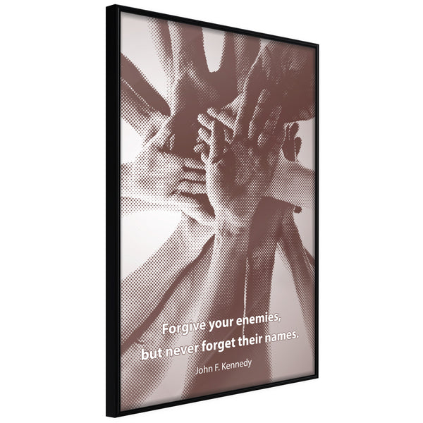 Poster - Hands  - zwart