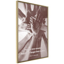 Poster - Hands  - goud