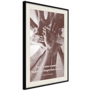 Poster - Hands  - zwart passepartout