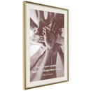 Poster - Hands  - goud passepartout