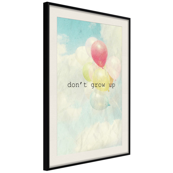 Poster - Inner Child  - zwart passepartout