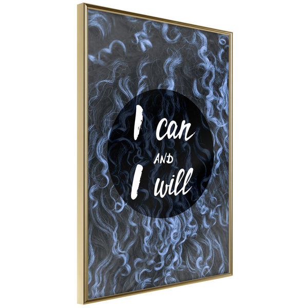 Poster - Decisiveness  - goud
