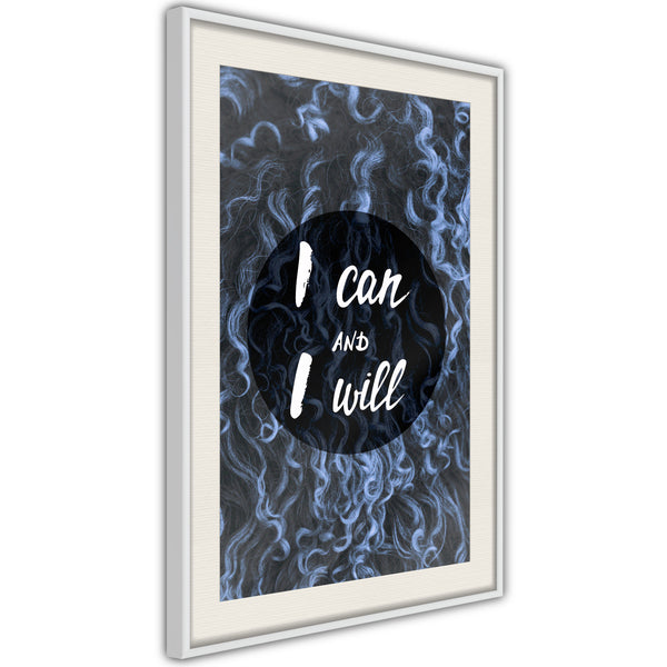 Poster - Decisiveness  - wit passepartout