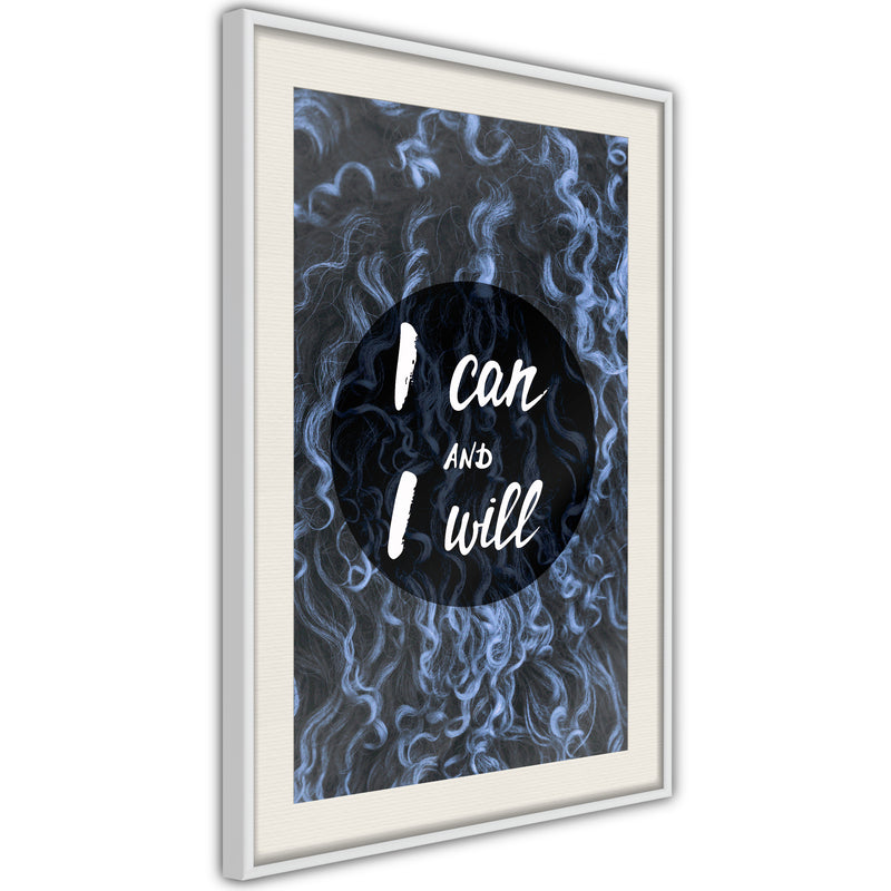 Poster - Decisiveness  - wit passepartout