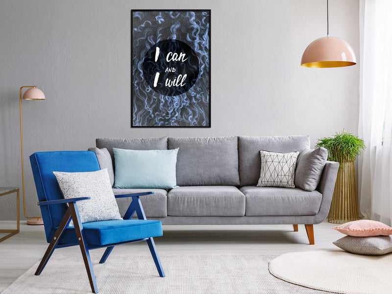 Poster - Decisiveness  - zwart