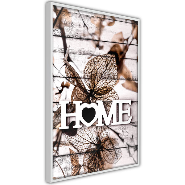 Poster - Family Home  - wit