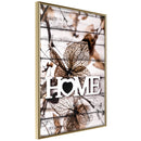 Poster - Family Home  - goud